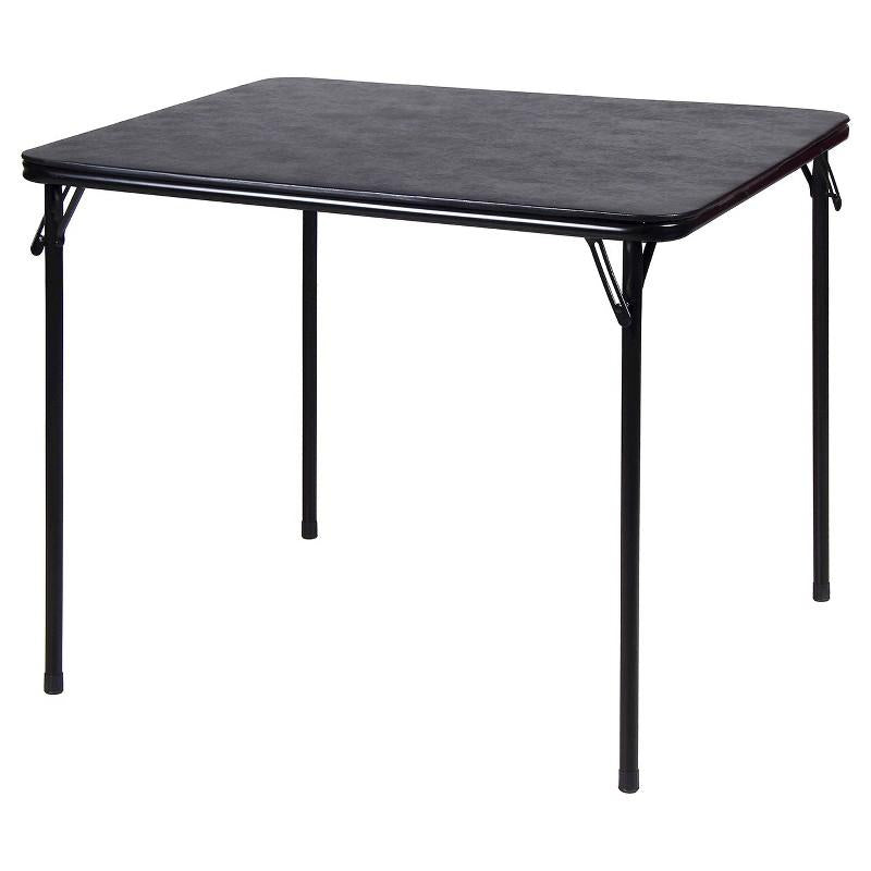 Peakform 34"x 34" Folding Card Table Black