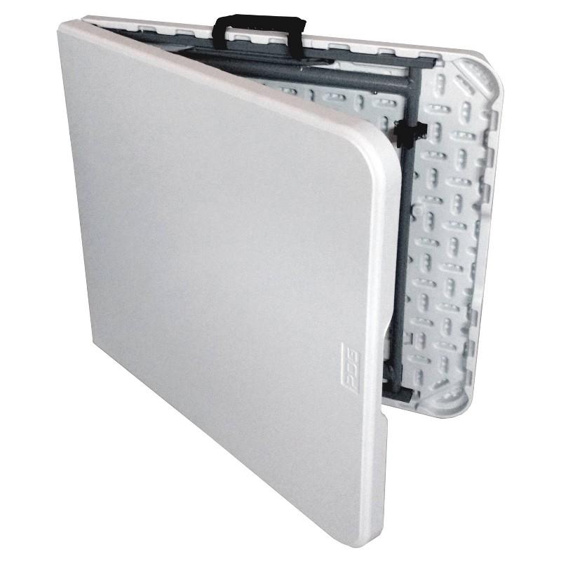 Peakform 4' Adjustable Height Folding Table Off-White