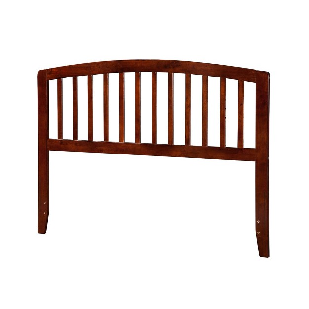 Full Richmond Headboard Walnut - AFI: Mission Style, Wood Slatted, USB Charger