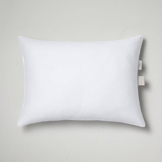 Standard/Queen Medium/Firm Machine Washable Medium Down Alternative Pillow - Casaluna: Hypoallergenic, 300 Thread Count Cotton Cover