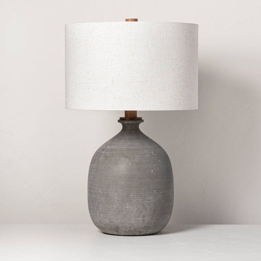 Resin Table Lamp Gray (includes Led Light Bulb) - Hearth & Hand™ With Magnolia : Target