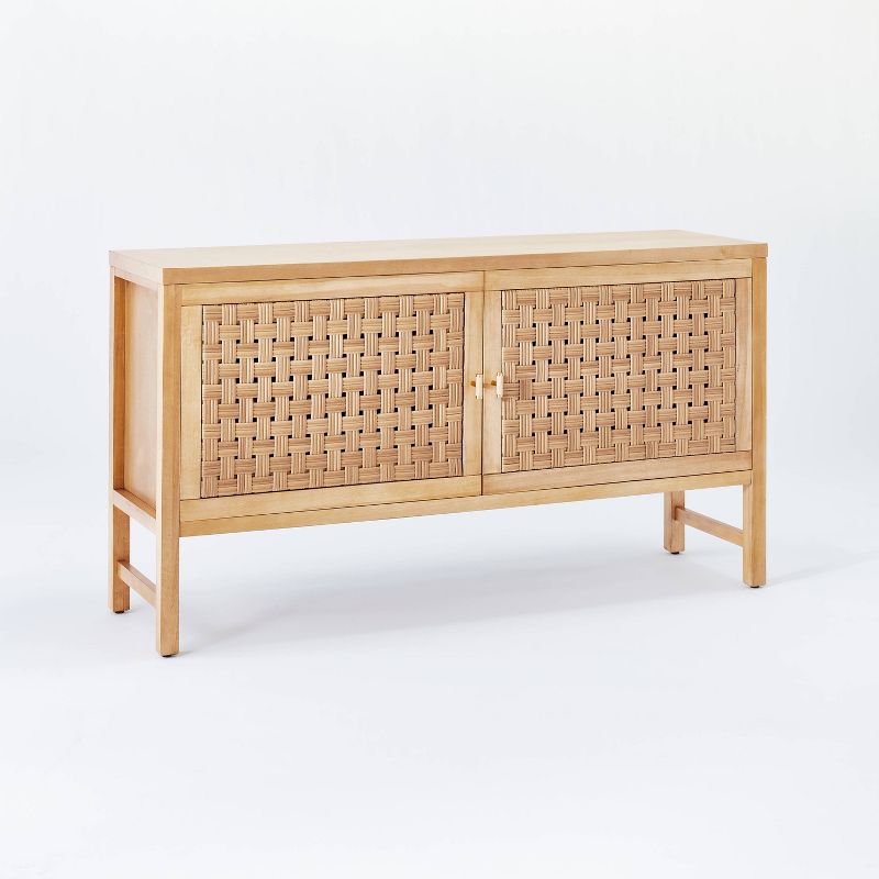 Palmdale Woven Door Console Natural - Threshold designed with Studio McGee