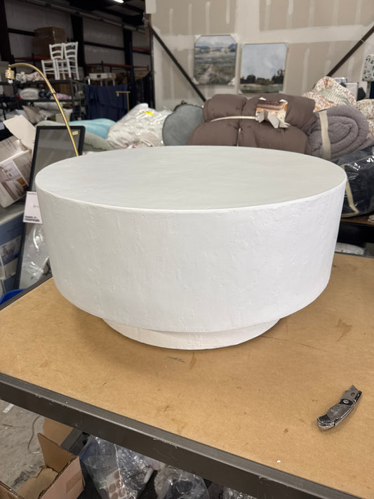 32" Arbon Coffee Table White - Threshold designed with Studio McGee: No Assembly, Pedestal Base, Painted Finish