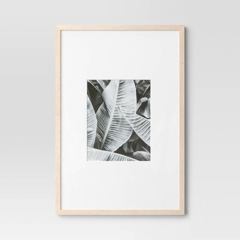 20" X 30" Matted To 11" X 14" Poster Frame Light Wood - Threshold™: Modern Style, Mdf, Glass Pane : Target