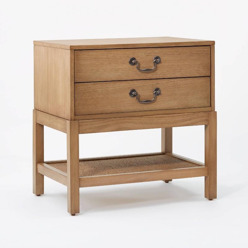 Elmira Nightstand 2 Drawers Brown - Threshold designed with Studio McGee Assembly Required