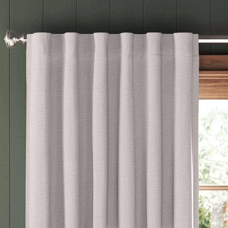 50"x63" Blackout Velvet Window Curtain Panel Silver - Threshold™: Solid, Lined, Machine Washable, Indoor Use : Target
