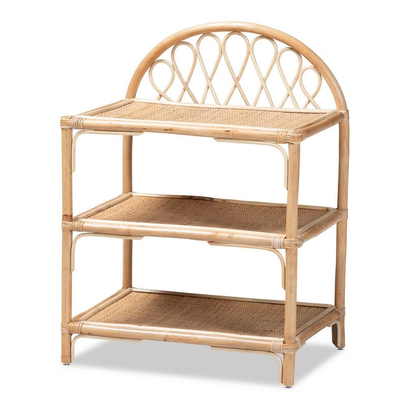 31.7" Redell Rattan 3 Tier Display Shelf Natural/brown - Bali & Pari : Target