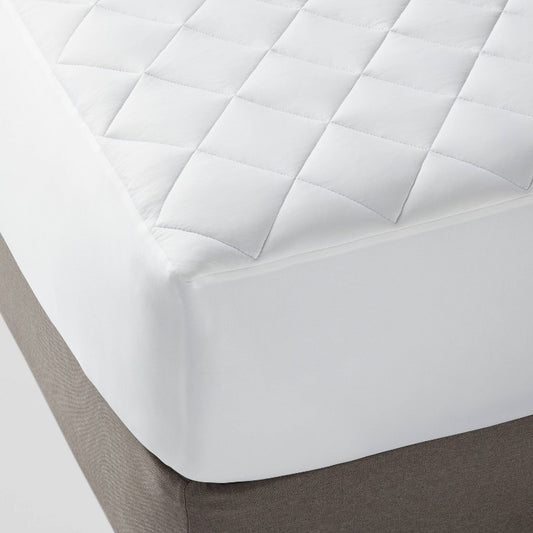 King Cool Touch Cooling Mattress Pad - Threshold: Hypoallergenic, Waterproof Protector, Fits 18" Depth