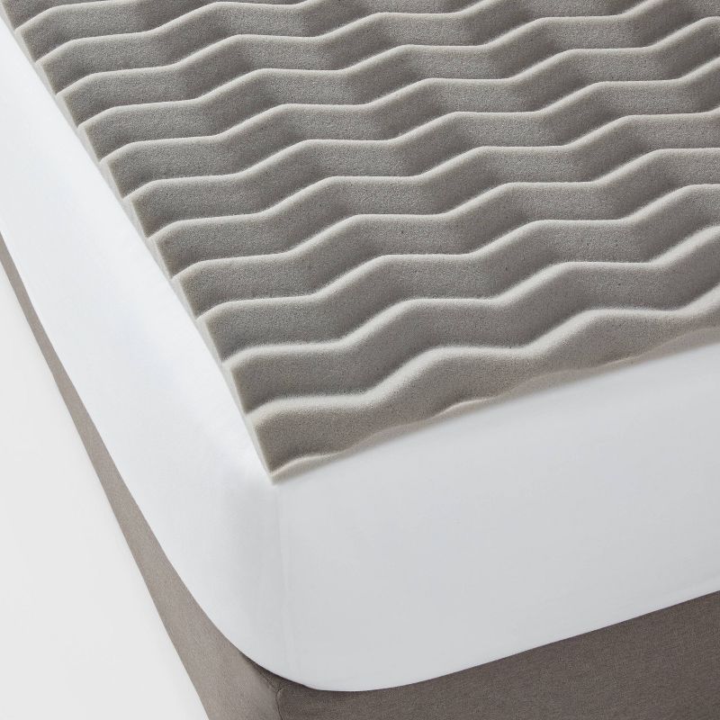 Full 1.5" Reversible Memory Foam Mattress Topper - Room Essentials™ : Target