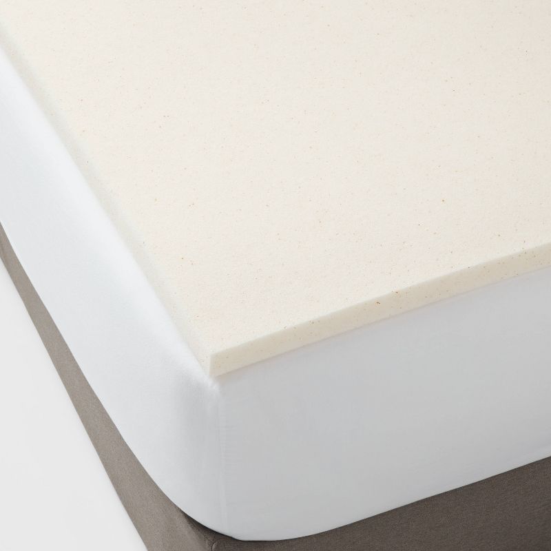 Twin 1.5" Performance Memory Foam Mattress Topper - Threshold: CertiPUR-US, Cooling, Fits Up to 12" Depth