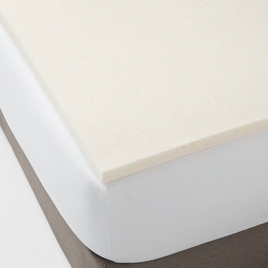 King 1.5" Performance Memory Foam Mattress Topper - Threshold: CertiPUR-US, Cooling, Polyurethane Cover
