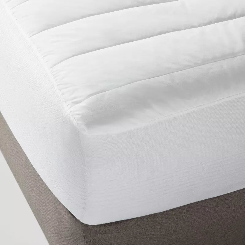 Twin Performance Mattress Pad - Threshold: Hypoallergenic, Quilted, Waterproof, OEKO-TEX Certified