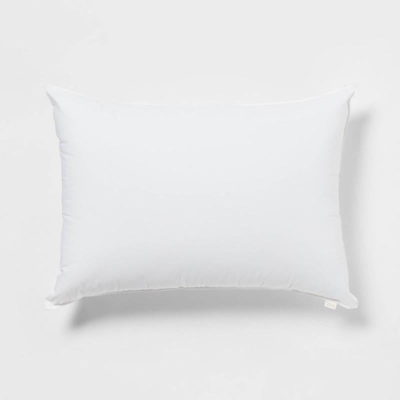 Standard/Queen Firm Stay Plush Bed Pillow - Threshold: Hypoallergenic, Cotton & Recycled PET, OEKO-TEX Certified