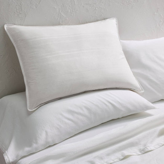 Standard/Queen Machine Washable Firm Down Bed Pillow - Casaluna