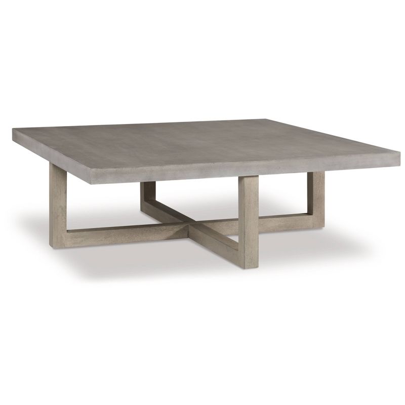 Lockthorne Coffee Table Black/gray - Signature Design By Ashley: Mango Wood, Mdf Top, Contemporary Style : Target