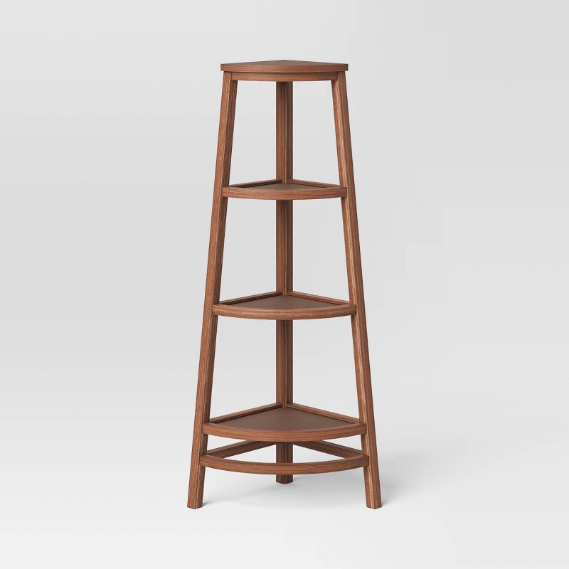 Haverhill Corner Accent Shelf Brown - Threshold™ : Target