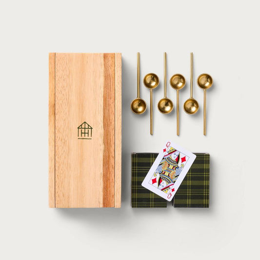 Spoon Card Game Set - Hearth & Hand™ With Magnolia: Classic Adult Game, 2-7 Players, Includes Spoons & Cards : Target