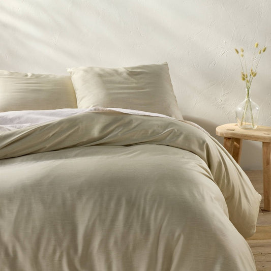 King Rayon from Bamboo Duvet Set Light Olive Green - Casaluna