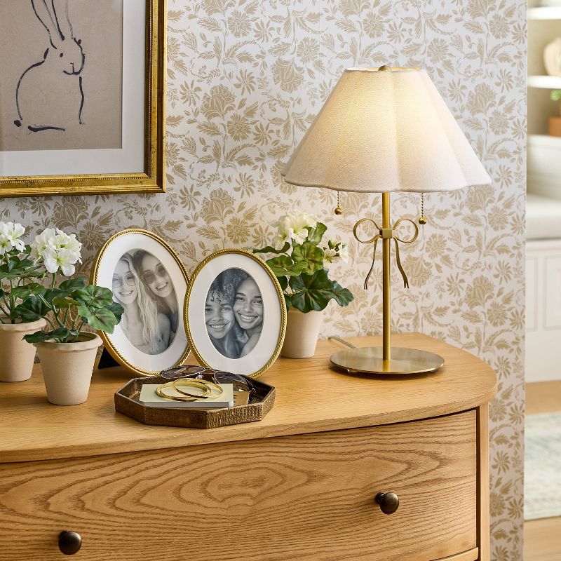 Stick Lamp with Bow Brass - Threshold designed with Studio McGee