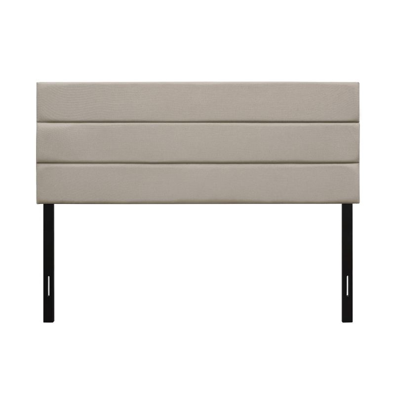 Home Design Twin Etta Headboard Warm Gray