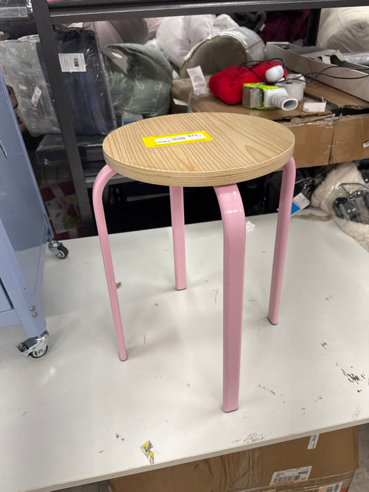 Stackable Dorm Accent Stool Pink - Room Essentials