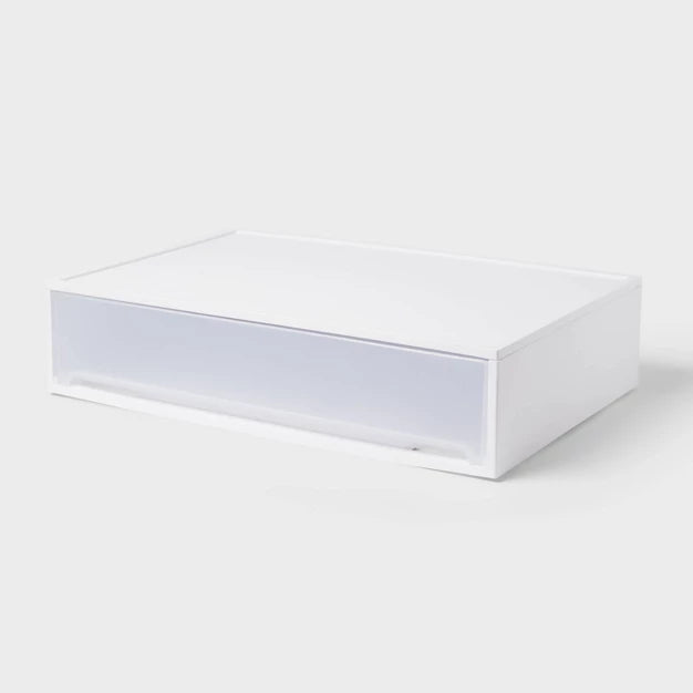 Modern Wide Underbed Drawer White 1pc - Brightroom (Please be advised that sets may be missing pieces or otherwise incomplete.)
