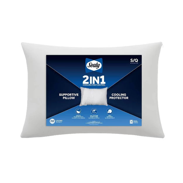 Sealy 2in1 Firm Cooling Pillow