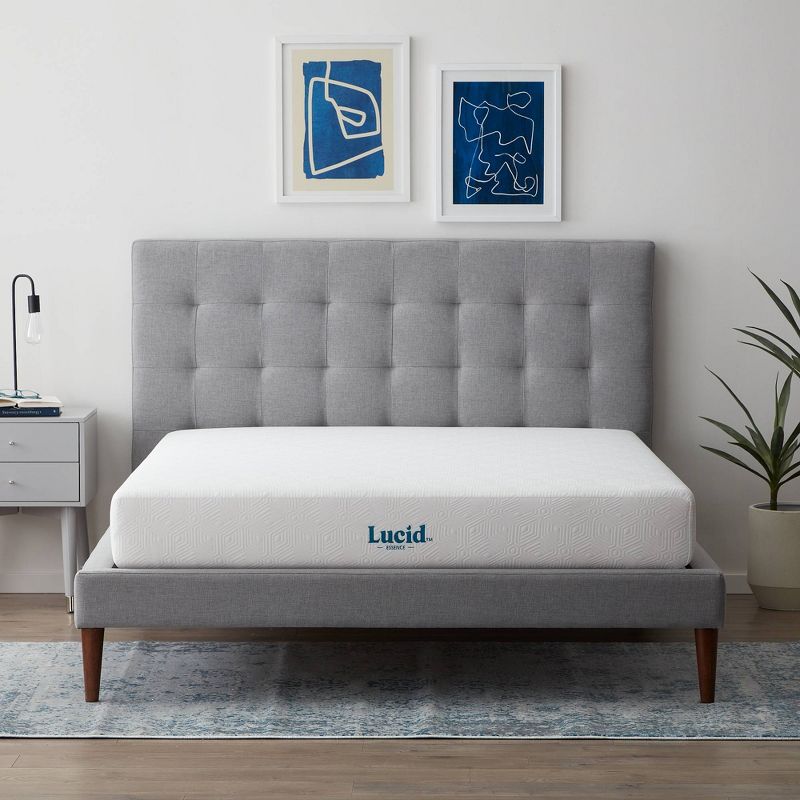 Lucid Essence 8" Surecool Gel Memory Foam Mattress With Antimicrobial Technology - Queen : Target