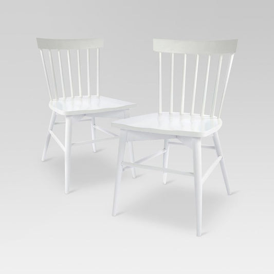 Set Of 2 Windsor Dining Chair White - Threshold™ : Target