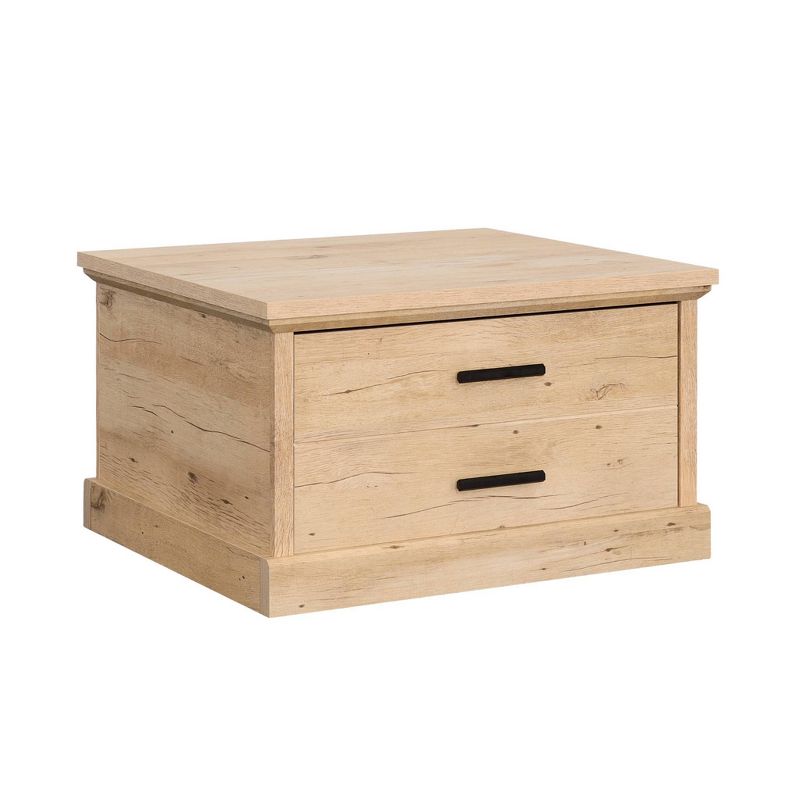 Sauder Aspen Post Coffee Table Prime Oak: Storage Drawer, Adjustable Shelf, Mdf Frame : Target