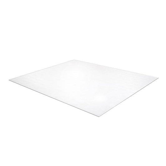 60"x60" Ultimat XXL Chair Mat for Hard Floors Square Clear - Floortex: Polycarbonate, Indoor Use, Spot Clean
