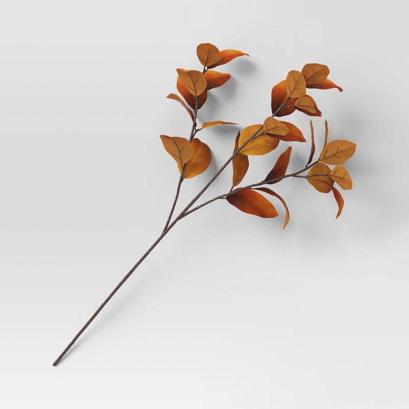 Fall Leaf Artificial Stem Brown - Threshold