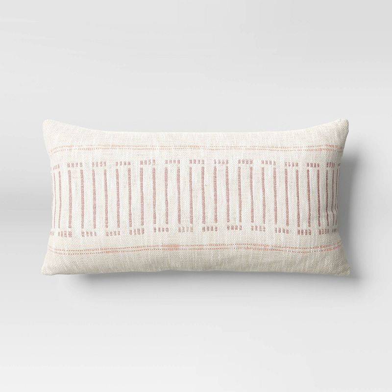 Oversized Ganga Striped Lumbar Throw Pillow - Threshold