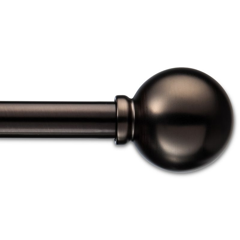 48"-84" Drapery Cafe Rod Ball Oil Rubbed Bronze - Room Essentials™ : Target