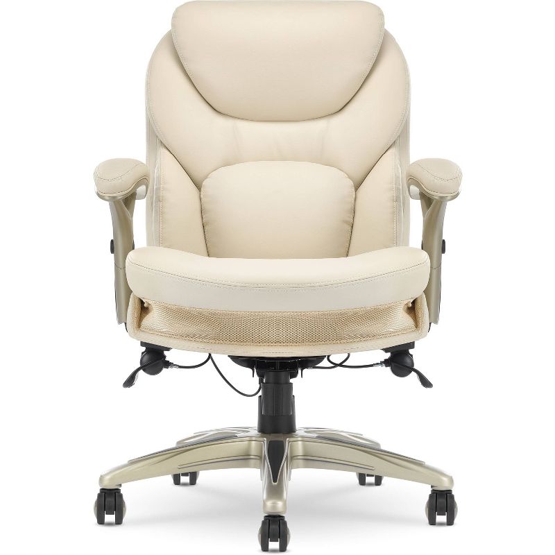 Office Chair with Back In Motion Technology Inspired Ivory - Serta