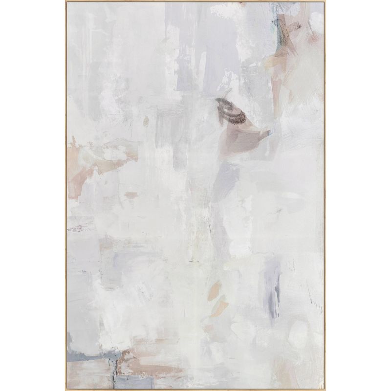 58" X 38" Tonal Abstract Framed Canvas - Threshold™ Designed With Studio Mcgee: Modern Digital Art, Polystyrene Frame : Target