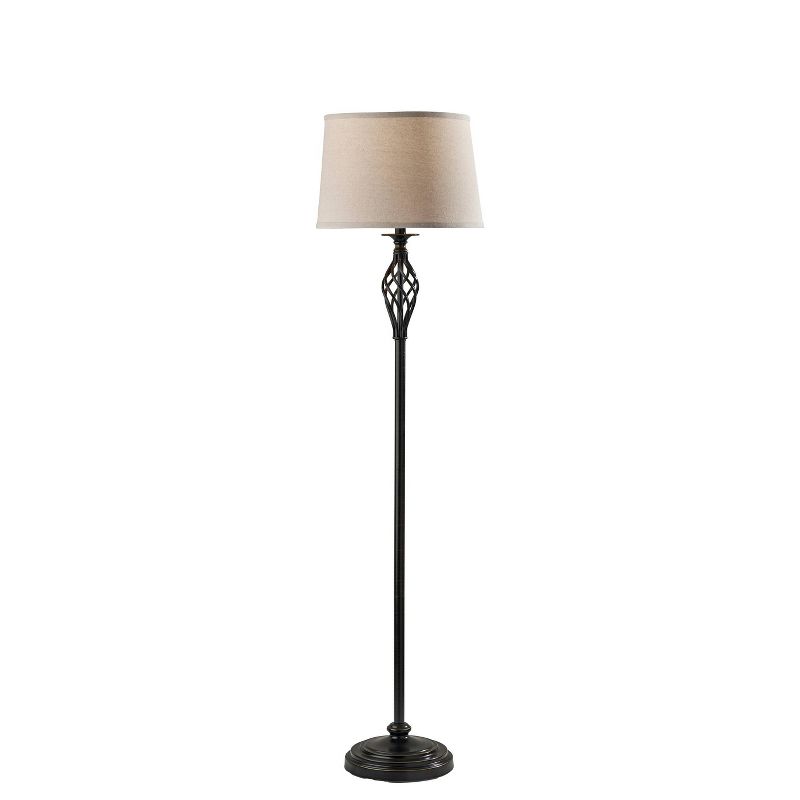 Raymond Floor Lamp Black - Adesso