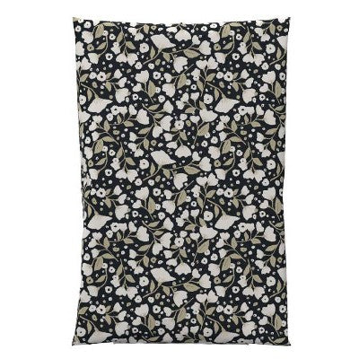 72"X48" Microfiber Cover for Weighted Blanket Black/Ivory Floral - Room Essentials