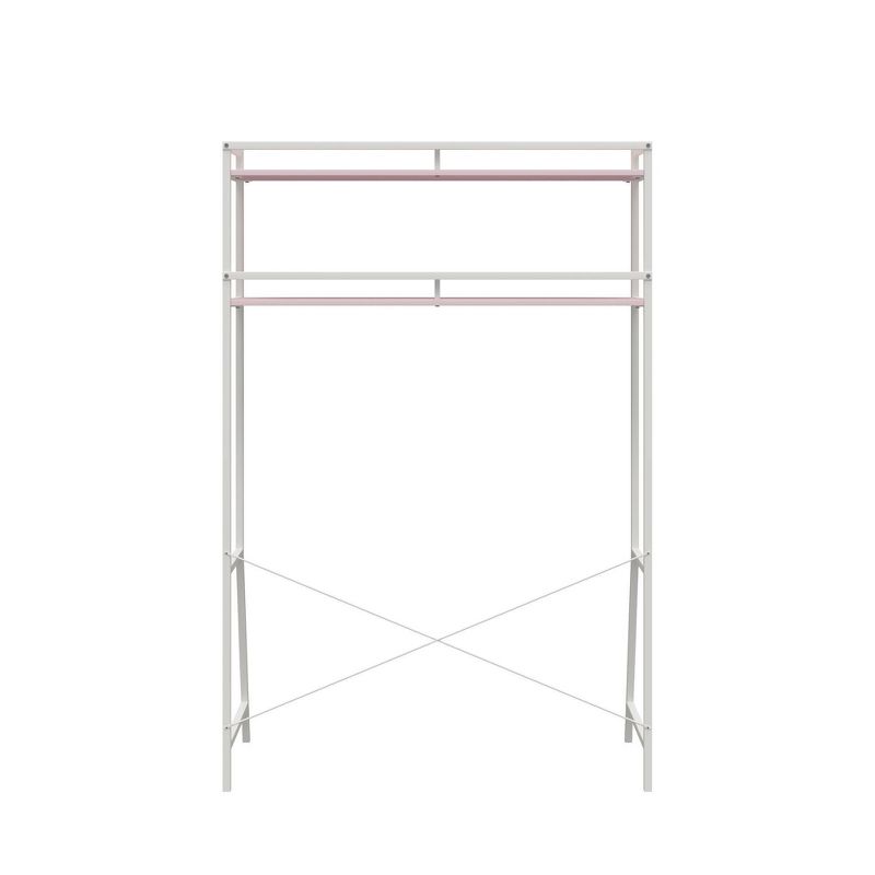 64.86" Twin/xl Twin Beverly Over-the-bed Storage Beds Light Pink/white - Novogratz : Target
