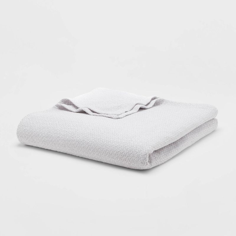 Twin/twin Xl 100% Cotton Bed Blanket Gray - Threshold™: Woven Lightweight, No Fill, Oeko-tex Certified : Target