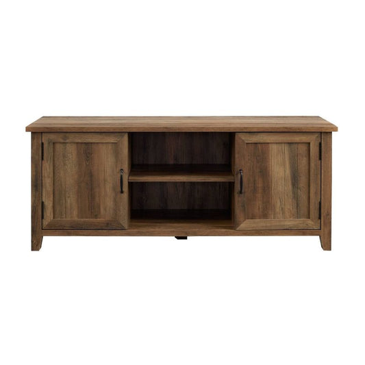 Saracina Home Modern Farmhouse Tv Stand For Tvs Up To 65" Rustic Oak : Media Console With Cable Management, Adjustable Shelves : Target