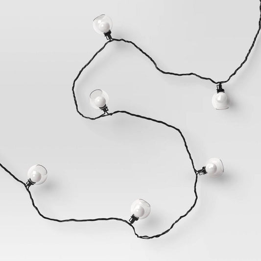 Smoked Shade Plastic String Lights - Room Essentials: LED, UL Listed, Indoor/Outdoor Use