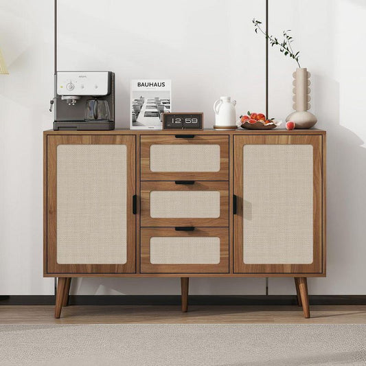 Suki 3-drawer Accent Storage Cabinet, Brown Decorative Storage Cabinet For Living Room, Bedroom And Dining Room - The Pop Home : Target