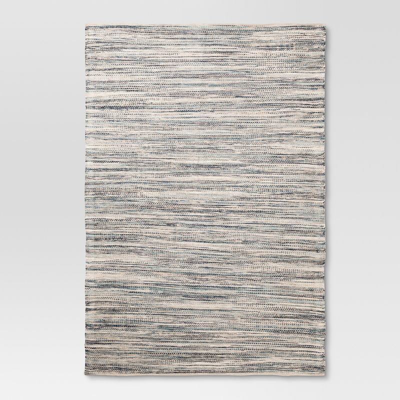 7'x10' Woven Area Rug Indigo - Threshold