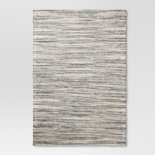7'x10' Woven Area Rug Indigo - Threshold