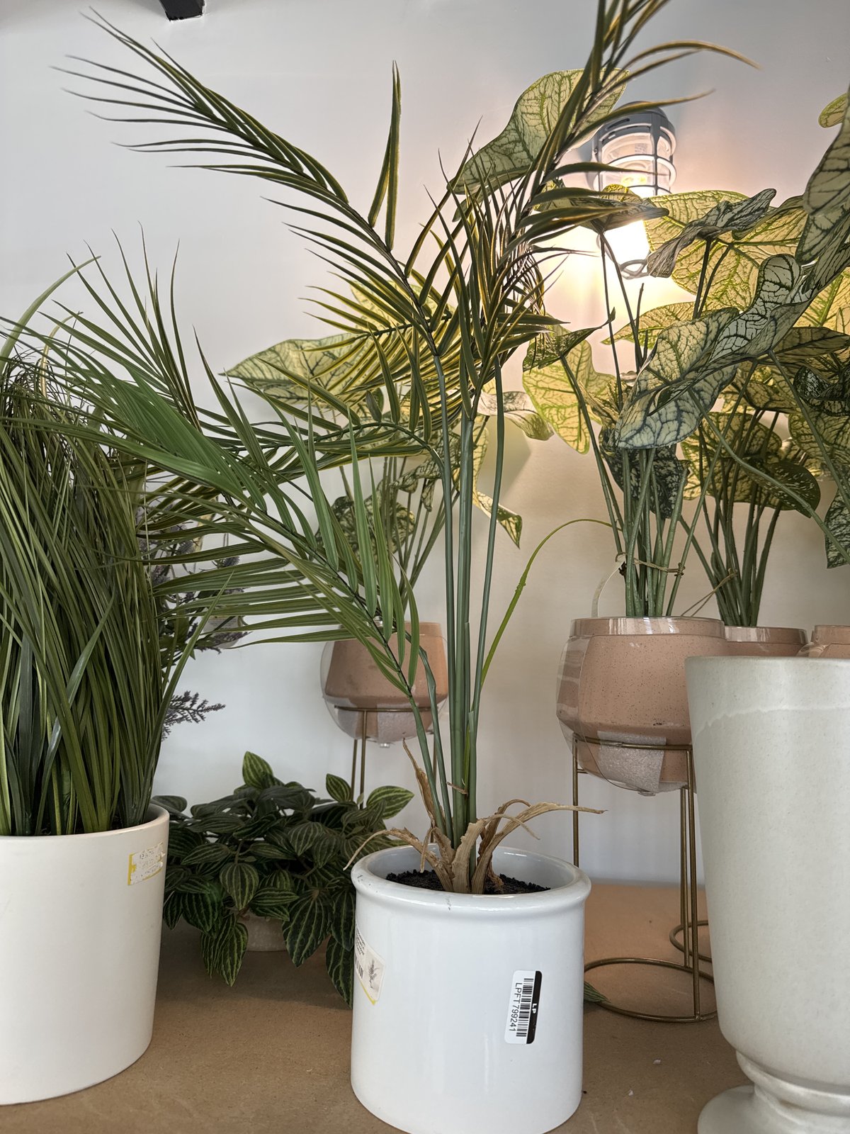 28" x 24" Artificial Palm Plant Arrangement in Pot - Threshold™: Indoor Greenery Decor