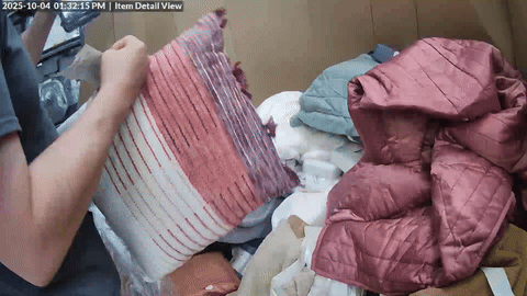 Woven Linework Dec Pillow Oblong Ivory/Plum Red/Dark Salmon Orange - Threshold: Cotton Fabric, Indoor Decorative Accessory