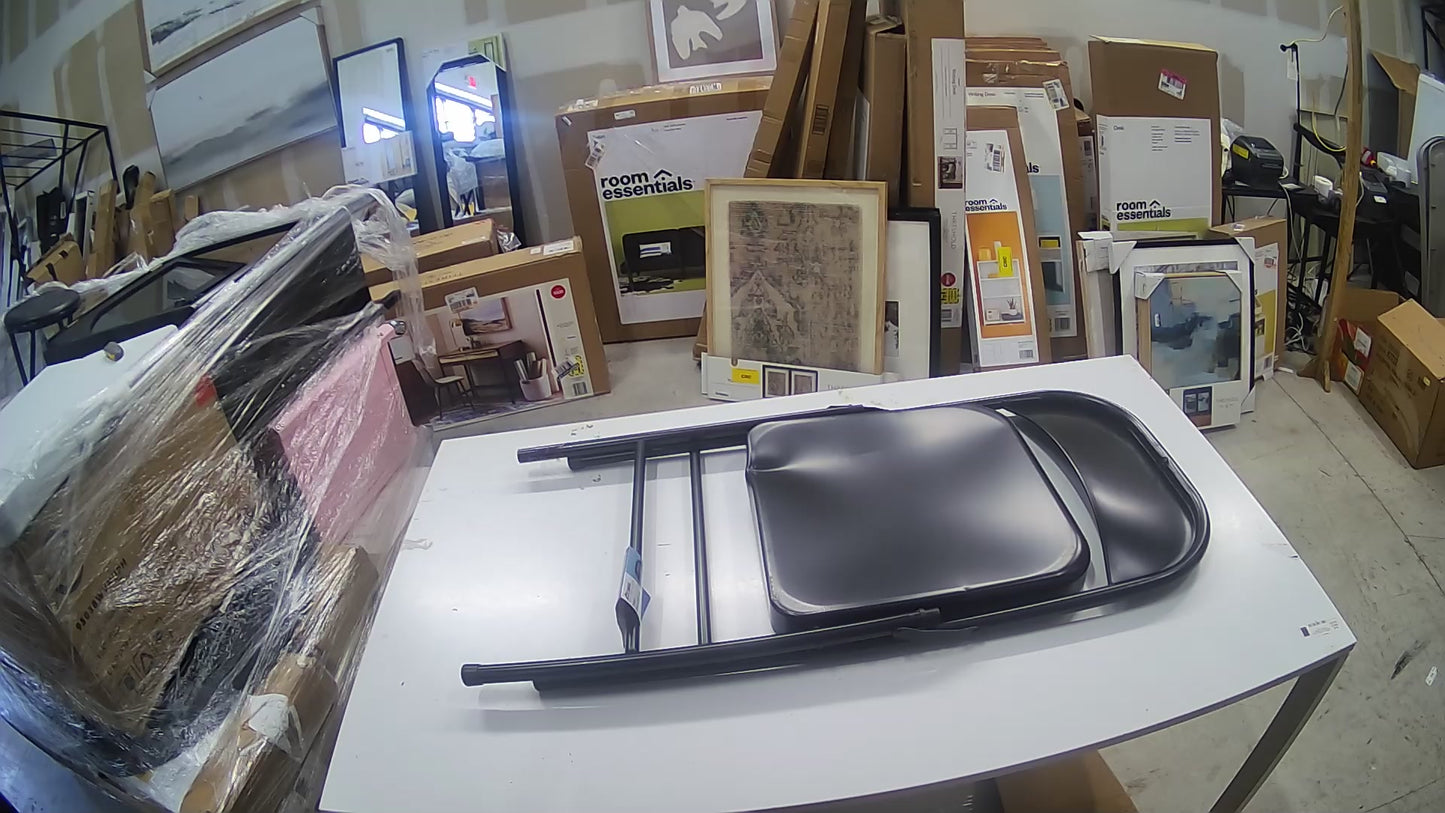 Peakform Metal Folding Chair Black