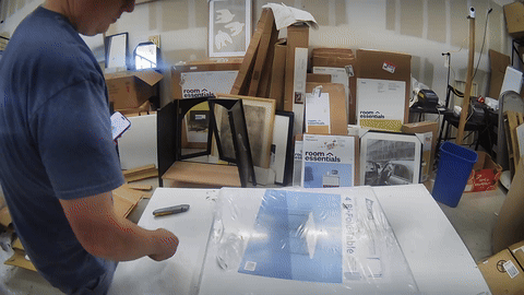 Peakform 4' Adjustable Height Folding Table Off-White