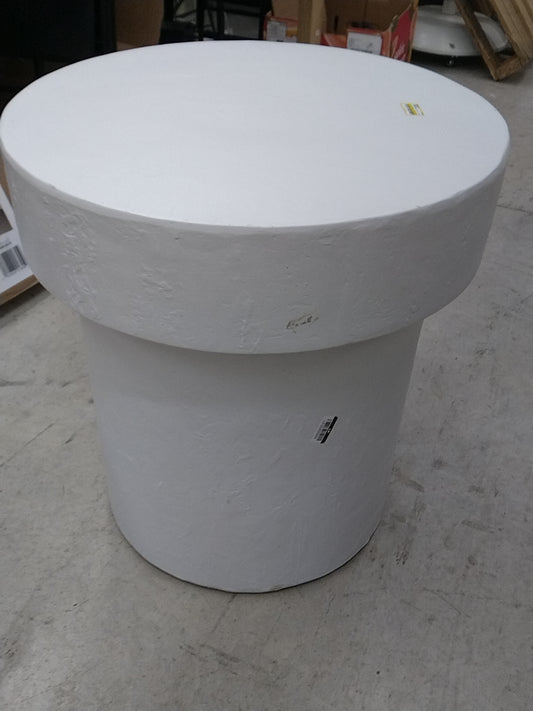 Arbon Accent Table White - Threshold designed with Studio McGee: Distressed Gray Finish, No Assembly Required